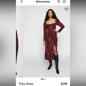 Reformation Theo Dress in Divina Floral size 8
